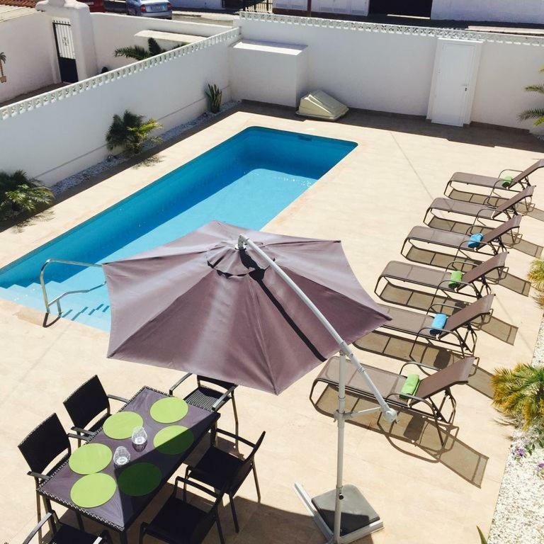 Campoamor Villa & Private Pool, Garden & Roof Terraces Distant Sea Views オリウエラ エクステリア 写真